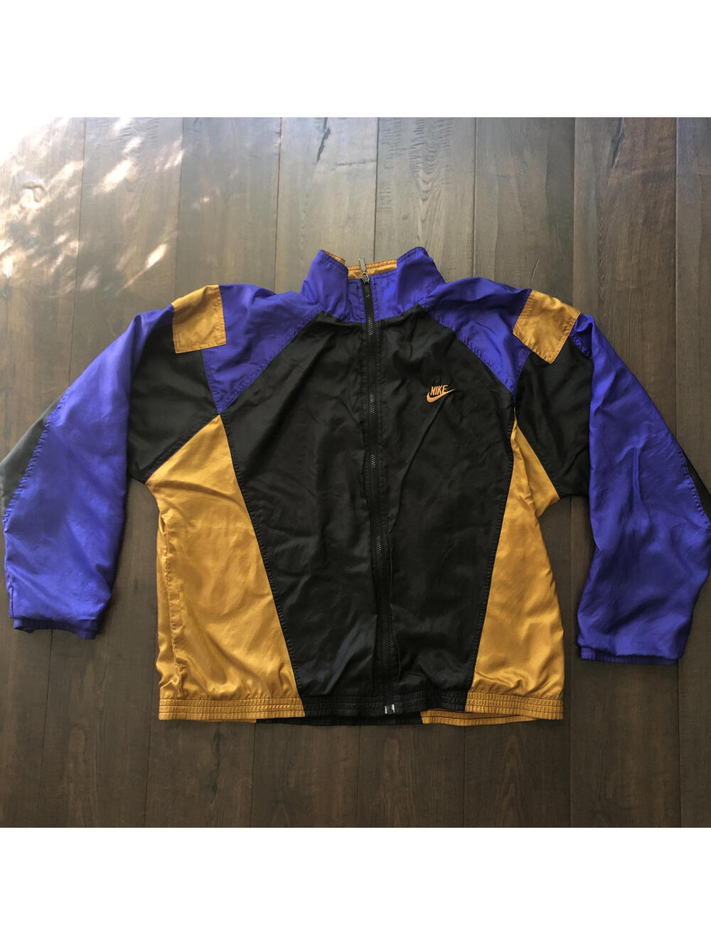 Vintage Y2k 90s Nike Cross Training Purple Orange Windbreaker Men XL